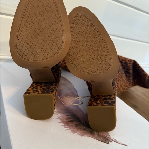 Jessica Simpson Animal Print Boots - Picture 5 of 9